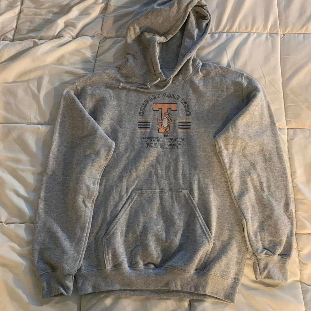 Gildan Men's Grey Hoodie
